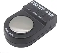 FEITA 498 Testador de Pulseira Antiestática Esd, Monitor de Medição de Aterramento de Pulseira Antiestática para Reparos Eletrônicos + Fio Terra + Pulseira Esd