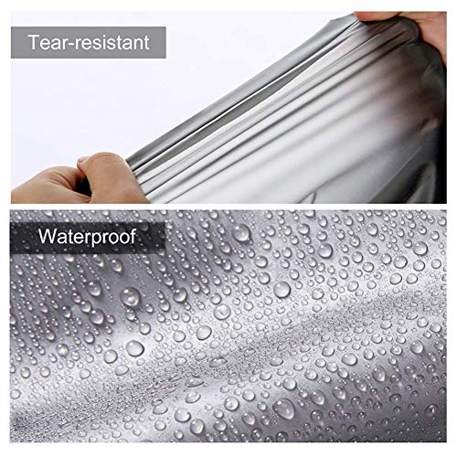 Wiederverwendbarer transparenter Regenmantel mit Kapuze und Ärmeln, tragbarer Notfall-Poncho, wasserdicht, Regenbekleidung für Damen und Herren – Bild 6