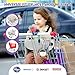 BALAPET Shopping Cart Cover for Baby with Sensory Toys, Comfortable Foam Support High Chair Cover,Padded Toddler Shopping Cart Cover Grocery Cart Cover(Gray)
