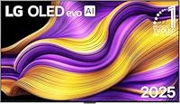 LG OLED evo AI G5 TV 55 pollici, Smart TV 4K, Staffa a muro inclusa, Processore &alpha;11 Gen2, Brightness Booster Ultimate, webOS con AI, Dolby Vision e Atmos, VRR e GSYNC 4K@165Hz, OLED55G55LW 2025