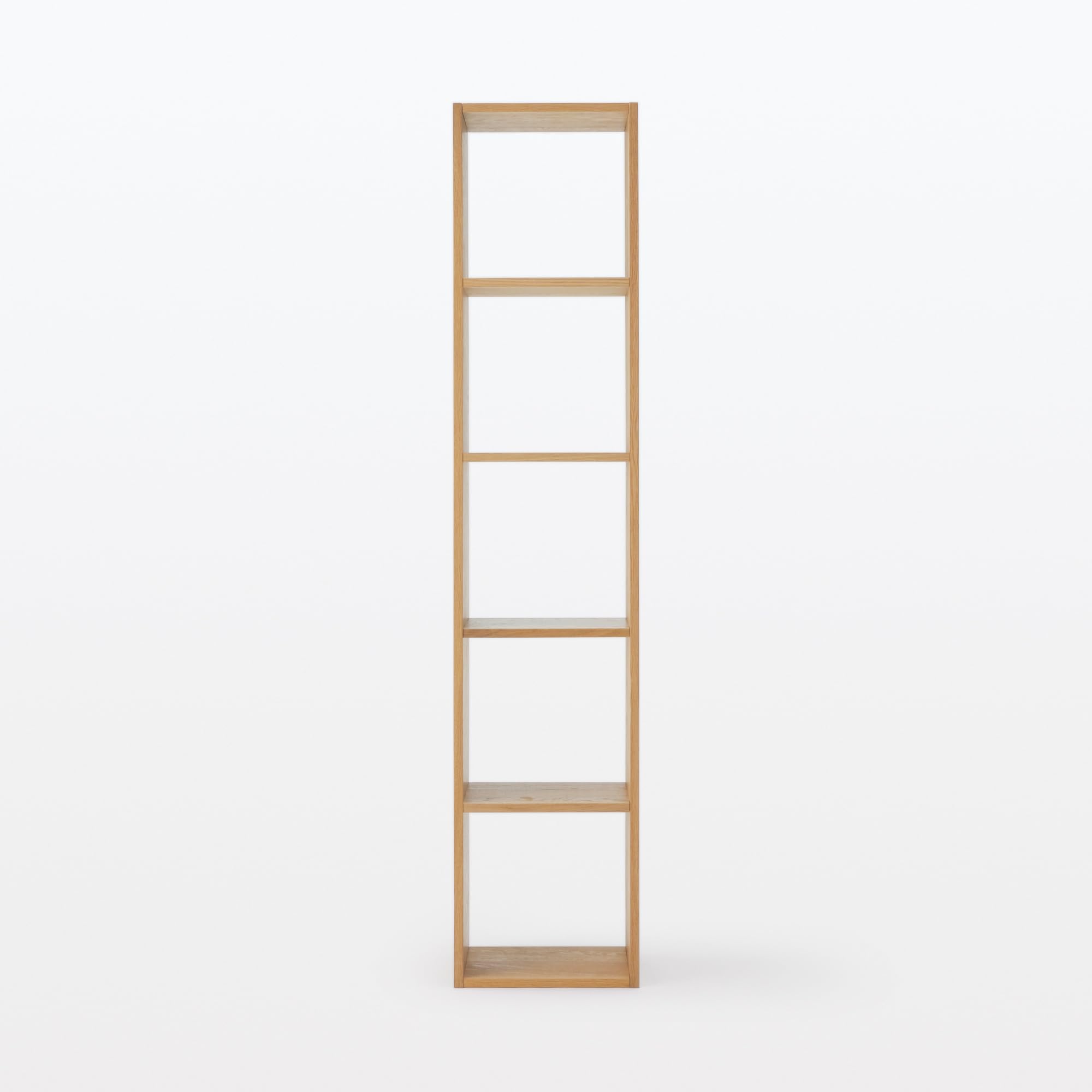 Amazon｜無印良品 スタッキングシェルフ・5段・オーク材 幅42×奥行28.5