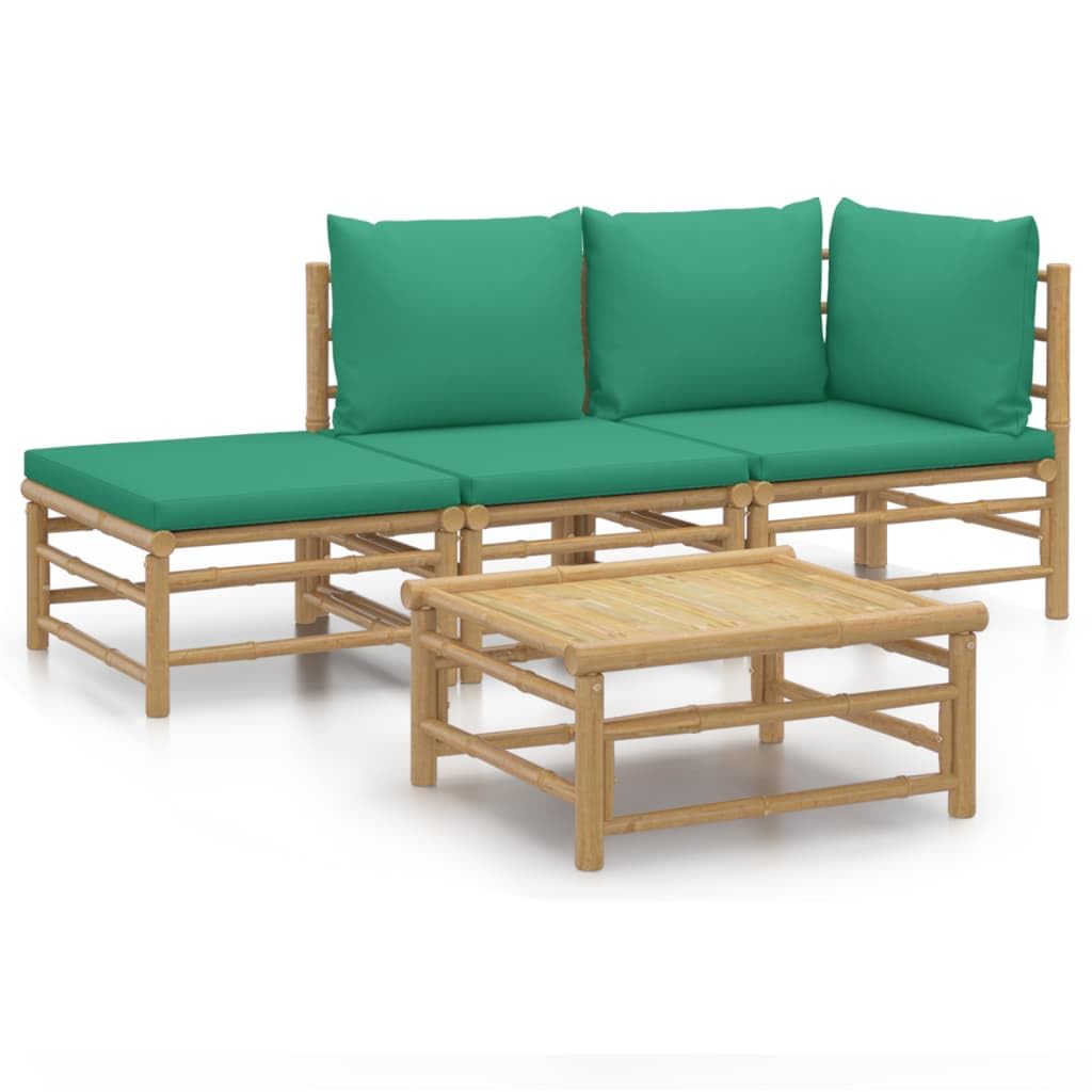 Salon de jardin en bambou pour remplacer votre mobilier inconfortable