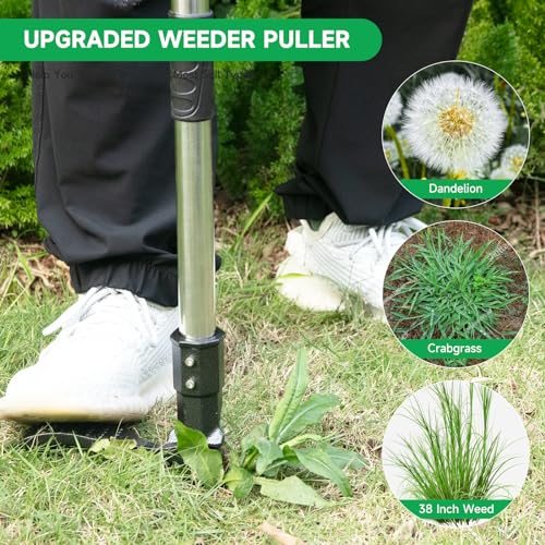 Saidrip LFY-WP-01 Weed Puller Tool, Gardening Stand Up Weeding Tool thumb #6
