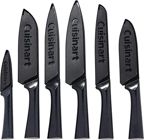 Cuisinart C55-12Pmb Advantage 12 Piece Metallic Knife Set With Blade Guards, Black #TOP1