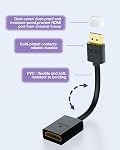 VCE HDMI Câble d'extension mâle à femelle soutien 4K & 3D HDMI 2.0 pour Roku Stick, TV Stick, Google Chrome Cast, Ordinateur portable 2-Pack