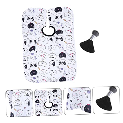 FOMIYES 2 Pçs Pano De Barbeiro Aventais Infantis Para Meninas Roupas De Menino Meninos Xampu Escovas