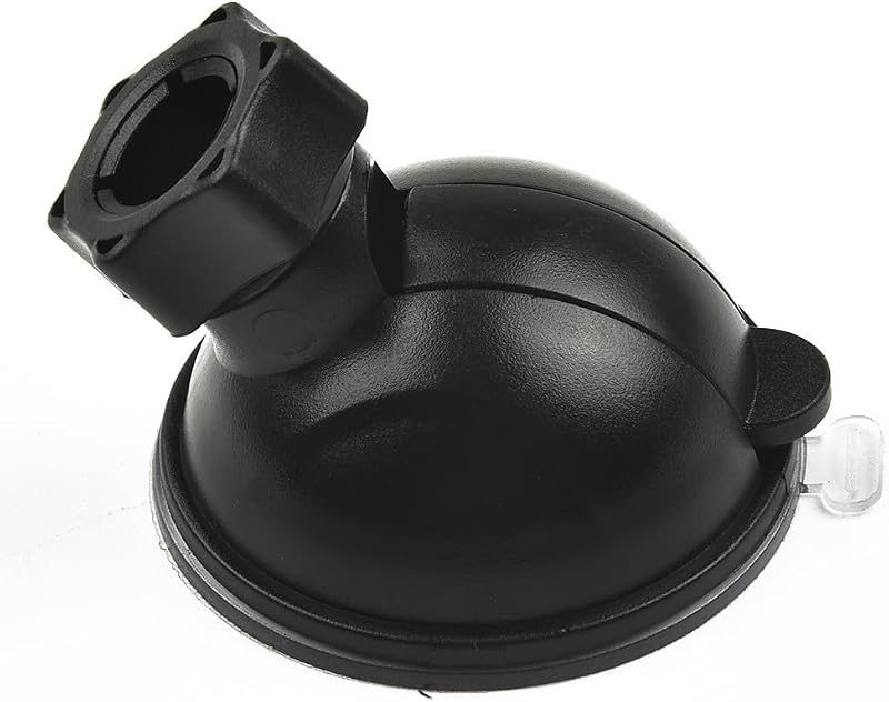 Car Suction Cup Mount Holder With 45Mm Small Ball Socket For Nextbase Dash Cam Models 112, 212, 312GW, 412GW For GPS And In-Car Installation, Black ABS Replacement Accessory