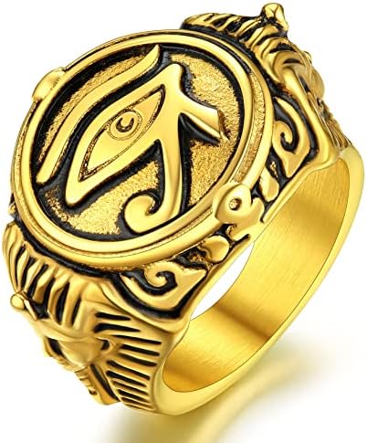 MM: Eye of Ra Udjat Egyptian Horus Ring
