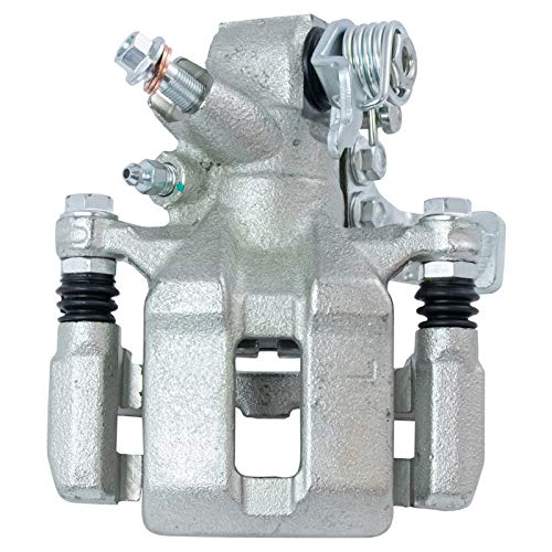 Image of TRQ Rear Brake Pad and Rotor Set Ceramic Calipers Compatible with 2010 2016 Volkswagen CC