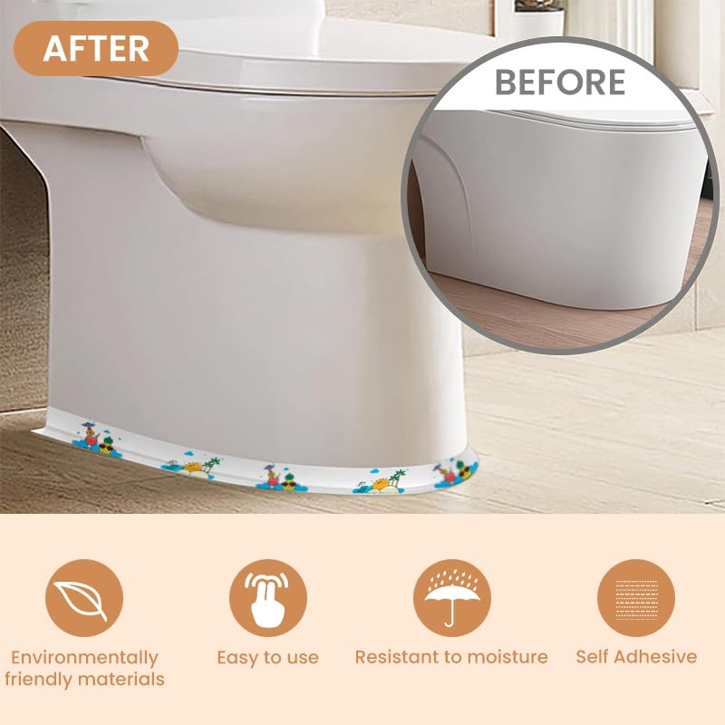Image of HASTHIP 3 Rolls Caulk Tape, Waterproof Self Adhesive Sink Sealing Strip