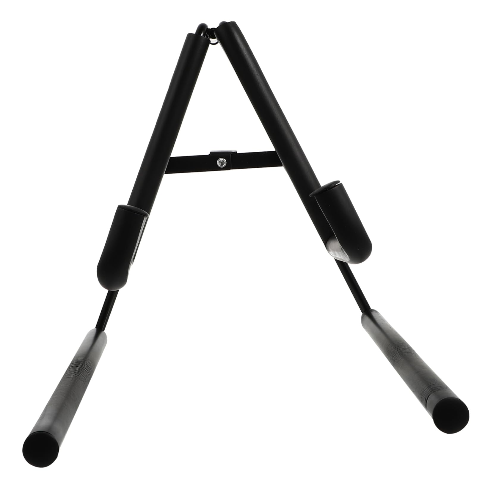 LIFKOME 1Pc Folding Guitar Holder Durable Ukulele Support with Non Slip Design Portable Skid Bracket for Guitars and Ukuleles for Musicians Black Finish