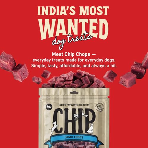 Image of Chip Chops Lamb Cubes Dog Treats, High Protein Low Fat Healthy Snacks, Training & Reward Treats, Suitable for All Dog Breeds 250g - Pack of 1