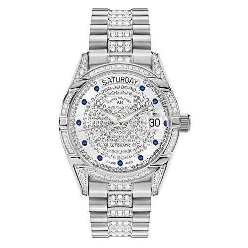 André Belfort Automatic Mechanical Watch Dial Analogue Display Stainless Steel Strap and Silver Dial 4250245633167