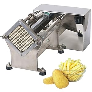 Commerciële Franse Fry Cutter Elektrische Aardappel Cutter Machine Automatische Friet Maker Hoog Volume Aardappel Snijden Voor Keuken Restaurant Gebruik