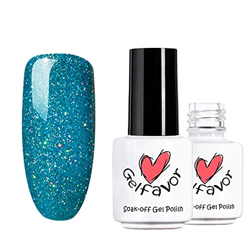 Gelfavor 7ML Rainbow Series Nail Gel Polish Set Chameleo Semi Permanent nail art decorations UV LED Gel Polish Health & Beauty (GF_R16)