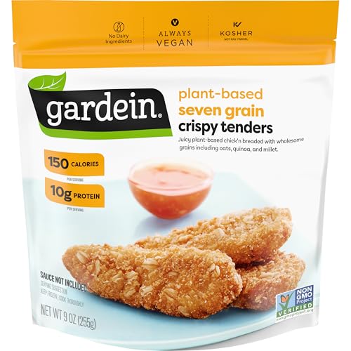 Gardein Seven Grain Crispy Plant-Based Chick'n Tenders, Vegan, Frozen, 9 oz.