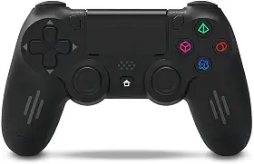 Controle Sem Fio para PS4 e PC, Bluetooth 5.0, Bateria 10000mAh, com Vibração e Alto-Falante, KP-GM018-2