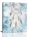 Fleruku Dream Catcher Wall Art Dream Catcher Wall Decor Canvas Pictures Print Painting Artwork Home Decorations for Girls Room Bedroom Bathroom Living Room 12'x16'