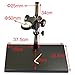 Microscopes Equipment Big Heavy Duty Metal Boom Industrial Microscope Camera Table Stand 50mm Gear Ring Holder 180X Zoom C-Mount Lens