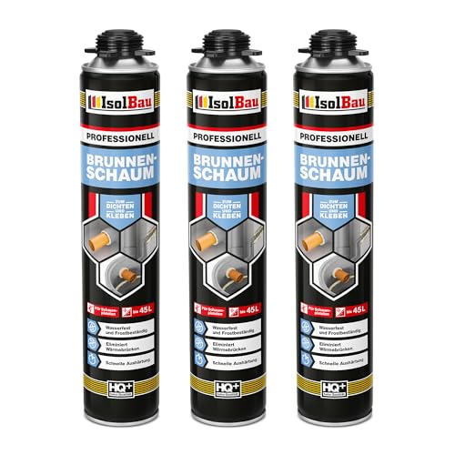 Isolbau - Brunnenschaum 1K Bauschaum Wasserdicht Aussen...