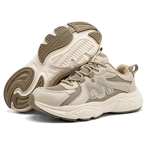Image of Nutropa Steel Toe Boots for Men, Lightweight Safety Work Shoes, Comfortable Breathable Composite Toe Boots Slip-Resistant Indestructible Shoes