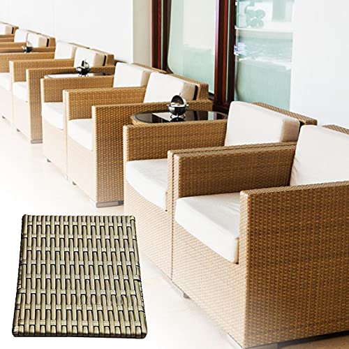 Hulzogul Material de reparo de ratã, material de reparo de ratã sintético, reparo de móveis marrom p