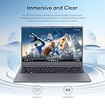 Laptop Computer, AMD Athlon Processor Up to 2.6GHz, 8GB DDR4 RAM 128GB SSD, 15.6" FHD IPS Display, Perfect for Online Courses, Working from Home, and Watching Video, Gray - Image 3