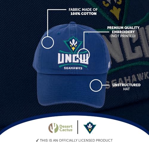 Gorra bordada ajustable azul University of North Carolina miniatura 4