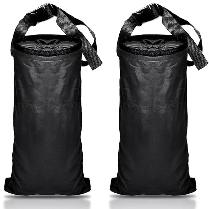 Black Multifunctional Car Mounted Suspended Garbage Bins Foldable Portable Storage Bag Vehicles Backrest Storage Bag