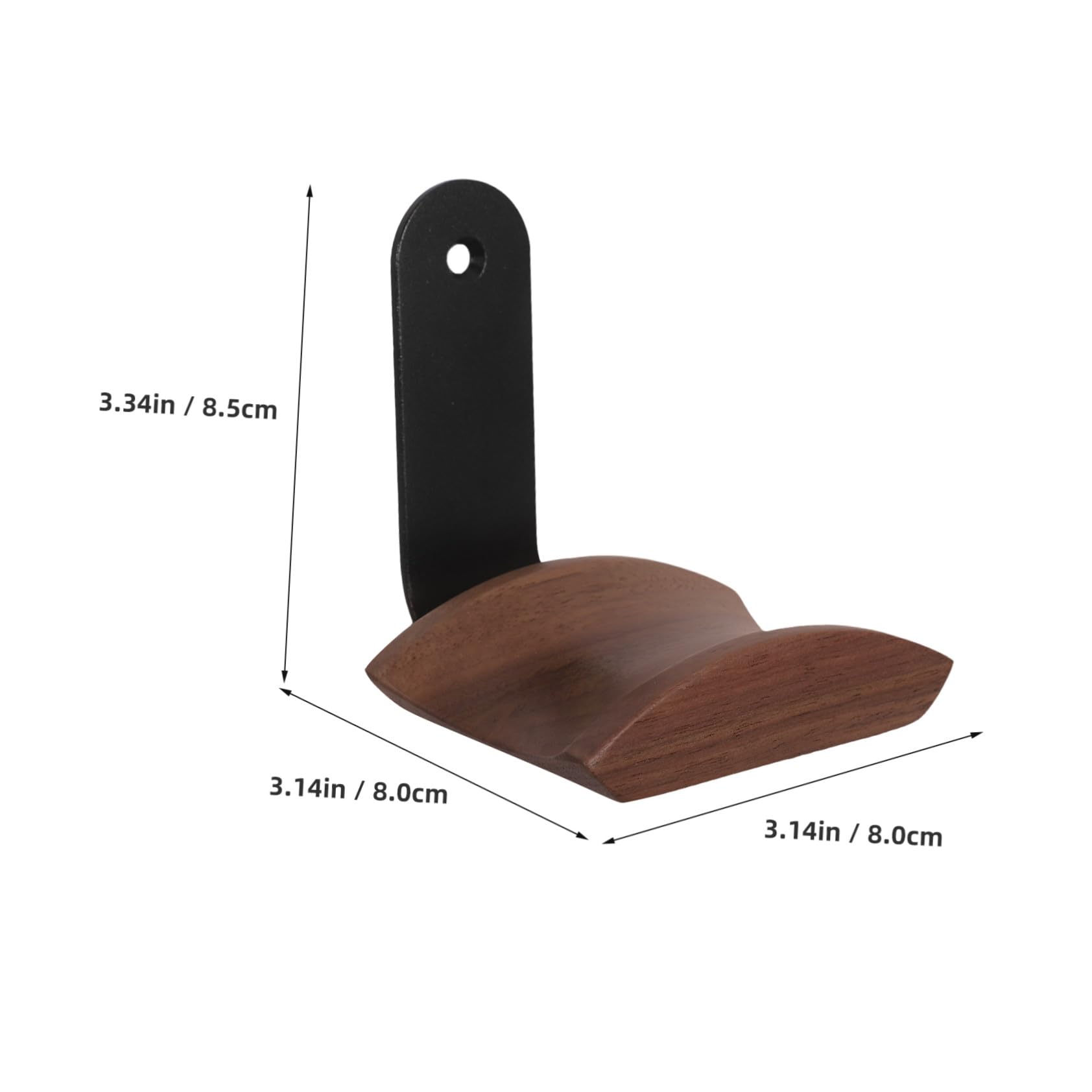 Holz Headphone Wall Mount Wandhalterung Kopfhörerhalter für Gaming Büro Platzsparender Headset Hanger Organizer für Übersichtliche Schreibtischräume