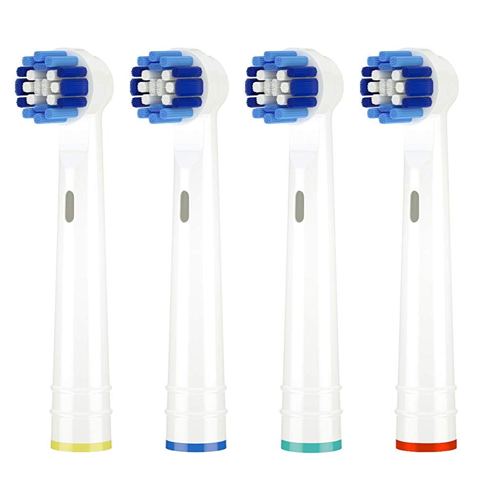 MAYCREATE Oral B Compatible Cross Action Replacement Brush Heads, Pack of 8 2