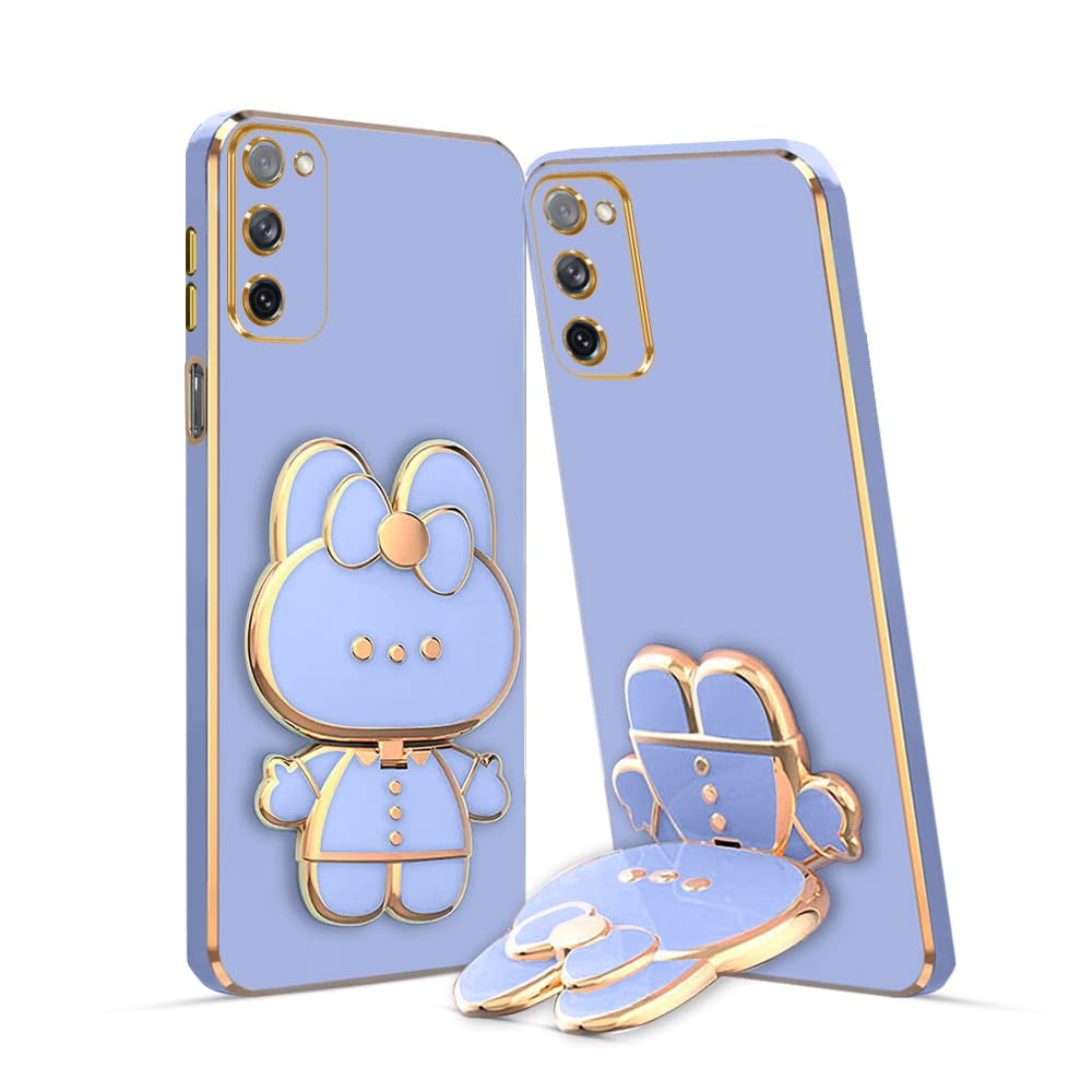 KARWAN®️ 3D Cat Back Case and Cover with Stand Compatible for Samsung Galaxy S20 Fe 5G| Stand and Mirror | Camera Protection | Electroplated | Folding Stand - Pink (B0CCL8MDNW) Amazon Price History, Amazon Price Tracker