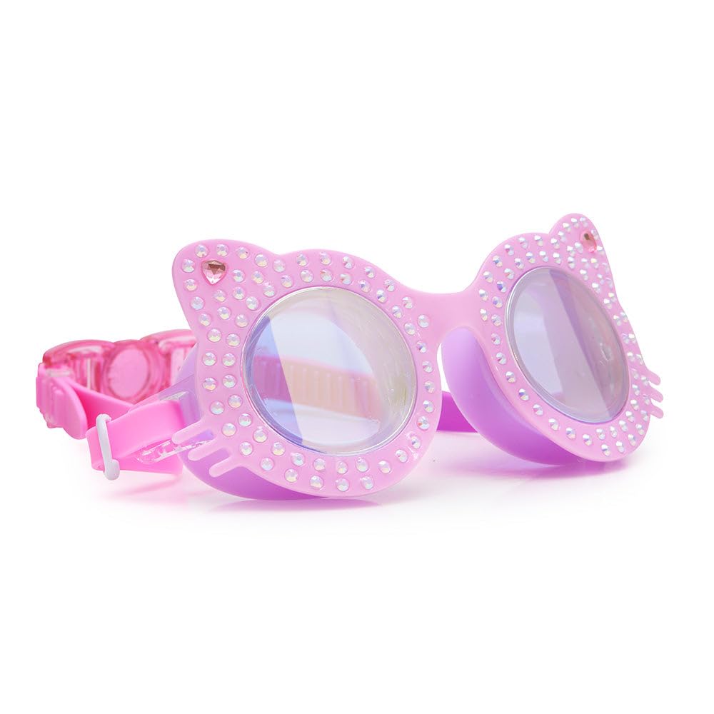 Bling2o Schwimmbrille für Kinder Kitten – Rosa – 8 Jahre+, 100 % Silikon, UV-Schutz & Anti-Beschlag-Beschichtung, ohne Latex, verstellbarer Riemen