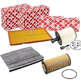 Enthält folgende Markenprodukte: 1x Febi Bilstein Kraftstofffilter | 1x Febi Bilstein Ölfilter | 1x Febi Bilstein Filter, Innenraumluft | 1x Febi Bilstein Luftfilter