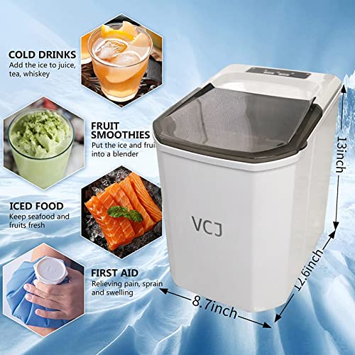 Fabricadora de Hielo Compacta VCJ para Encimera 9 Cubos miniatura 4