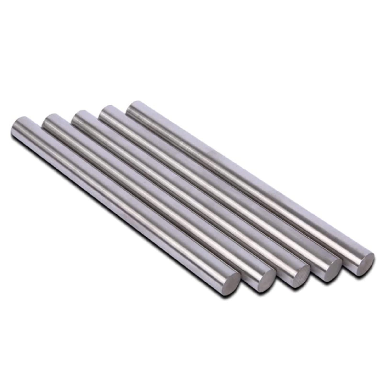 Lot de 4 barres en tungstène, longueur 250 mm, barres en carbure de tungstène, barres fixes pour la finition et le prétraitement, diamètre (0,5 mm)