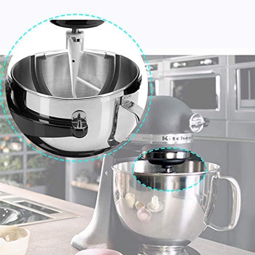 WECATION 6 Quart Flex Edge Beater for Kitchenaid Tilt-Head Stand Mixers, Paddle Flat Blade for Kitchenaid Attachments