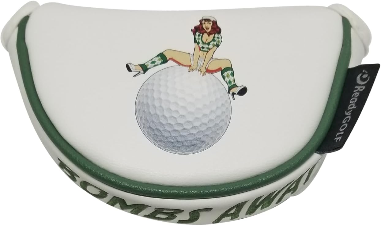 Bombs Away! Embroidered Putter Cover - Mid-Size Mallet by ReadyGOLF