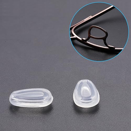Image of 6 Pairs Replacement Silicone Rubber Nose Pieces Compatible with Oakley Feedback /Holbrook Metal /Crosshair New 2012 /Gauge 6 /Gauge 8 M /Gauge 8 L /Blender /Deviation /Tincan /Tie Breaker Sunglass