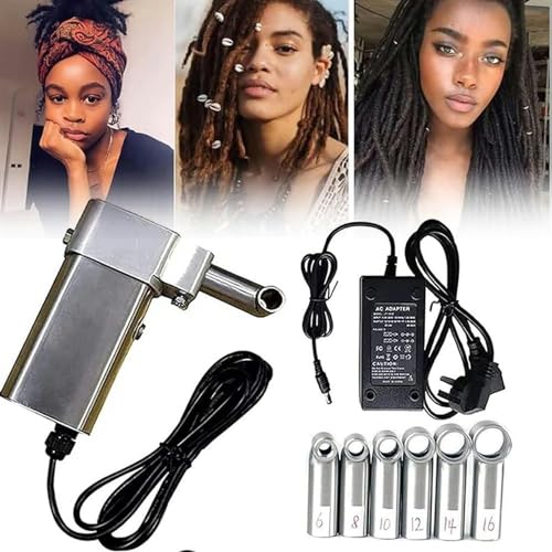 Máquina de ganchillo de 6-16 mm con cabezales intercambiables para dreadlocks 2