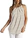 Womens Summer Tops Sleeveless Spring Tops for Women Crew Neck Sleeveless Tank Top Cute Work Office T Shirts Business Casual Outfits Fashion Beach Vacation Clothes Cruise Resort Wear 2026 Striped