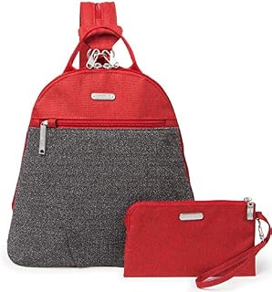 Baggallini Anti-Theft Backpack - Stylish Carry-on Travel Bag With Locking Zippers and RFID-Protected