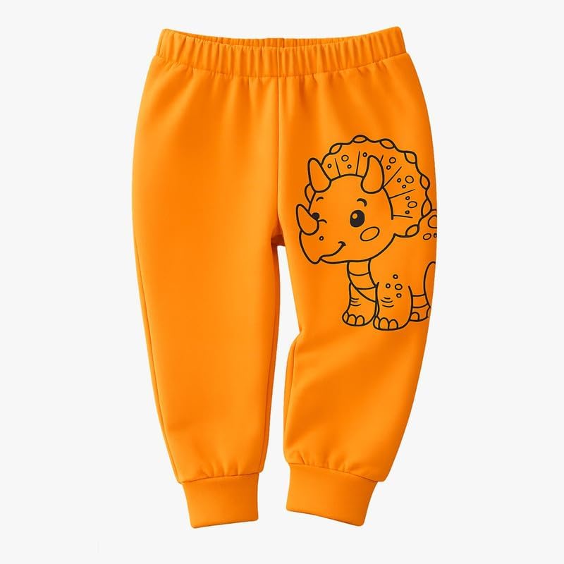 Image of EIO Unisex Cotton Pajama Pants for Boys & Girls Combo Pack | Kids & Baby Soft Sleepwear Pyjamas Combo Pack | Toddler Breathable Nightwear Bottoms