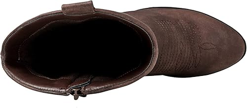 Miniatura 7 de GLOBALWIN Botas vaqueras occidentales de media pantorrilla para mujer, botas vaqueras de moda para mujer, tacón bajo grueso