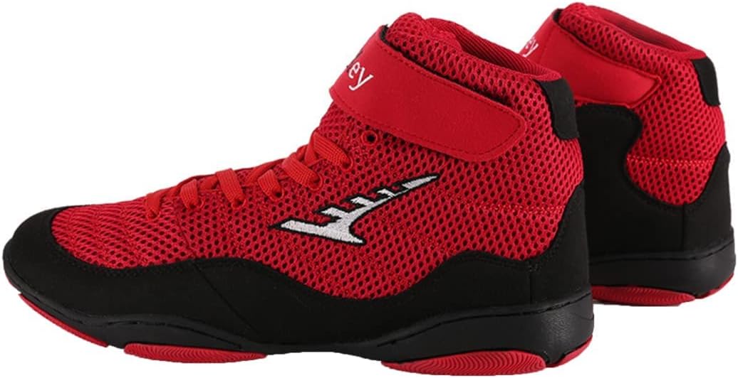 Boxing Shoes Men Fashion Squat Shoes Junior/Youth Wrestling Shoes Breathable Boxers Trainer Casual Weightlifting Boots