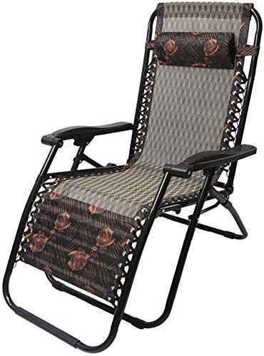 XYSoeMY Foldable Outdoor Garden Sunloungers Zero Gravity Lounge Chair Patio Foldable Adjustable Reclining for Outdoor Yard Porch Beach Patio Garden Chairs (Color : D3, Size : One size)
