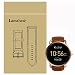 Produktbild Ceston Leder Classic Ersatz Uhrenarmband Für Fossil Q Wander (Leder-Braun)