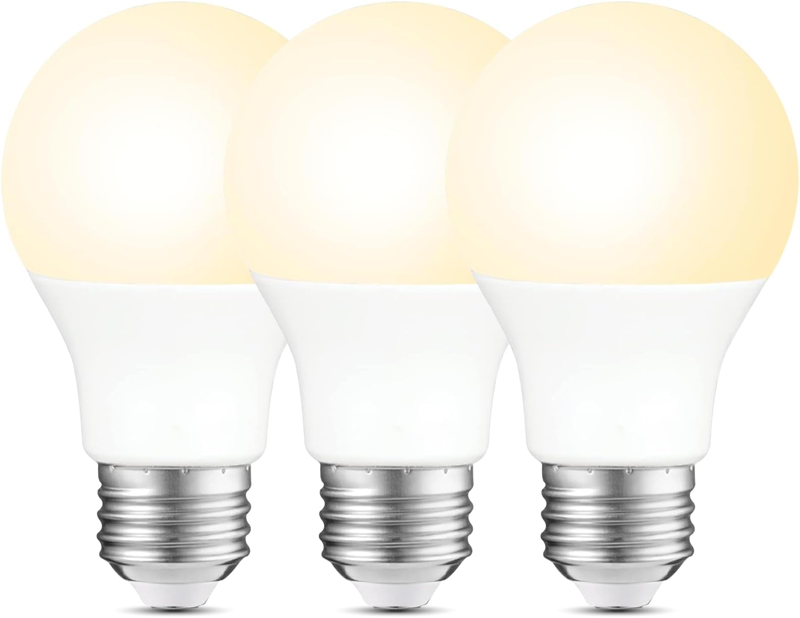 AONELAS Sigalux LED Light Bulbs 60 Watt Equivalent A19 Standard Light Bulbs 2700K, Non-Dimmable Energy Efficient 9.5W LED Soft White Light Bulb with E26 Medium Base, 800 Lumens, UL Listed, 4 Pack
