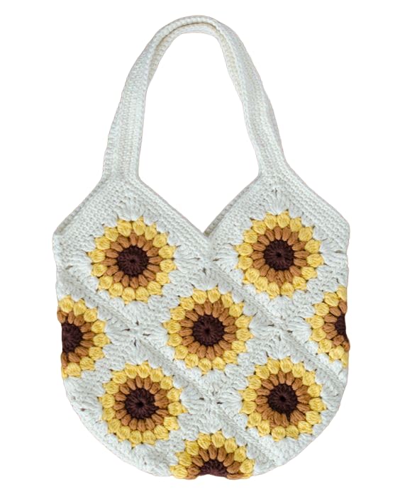 Womens Stylish Cotton Hand-crochet Spacious Tote Bag is Lined With Shopping Bag (B0CBH7J4SB) Amazon Price History, Amazon Price Tracker