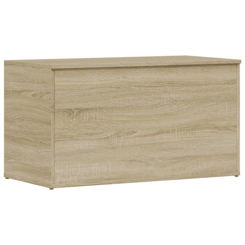 Eleganz Baúl de almacenamiento de madera 'Sonoma-Eroble' 84 x 42 x 46 cm – Solución de almacenamiento para salón, dormitorio y pasillo – Ahorro de espacio y duradero